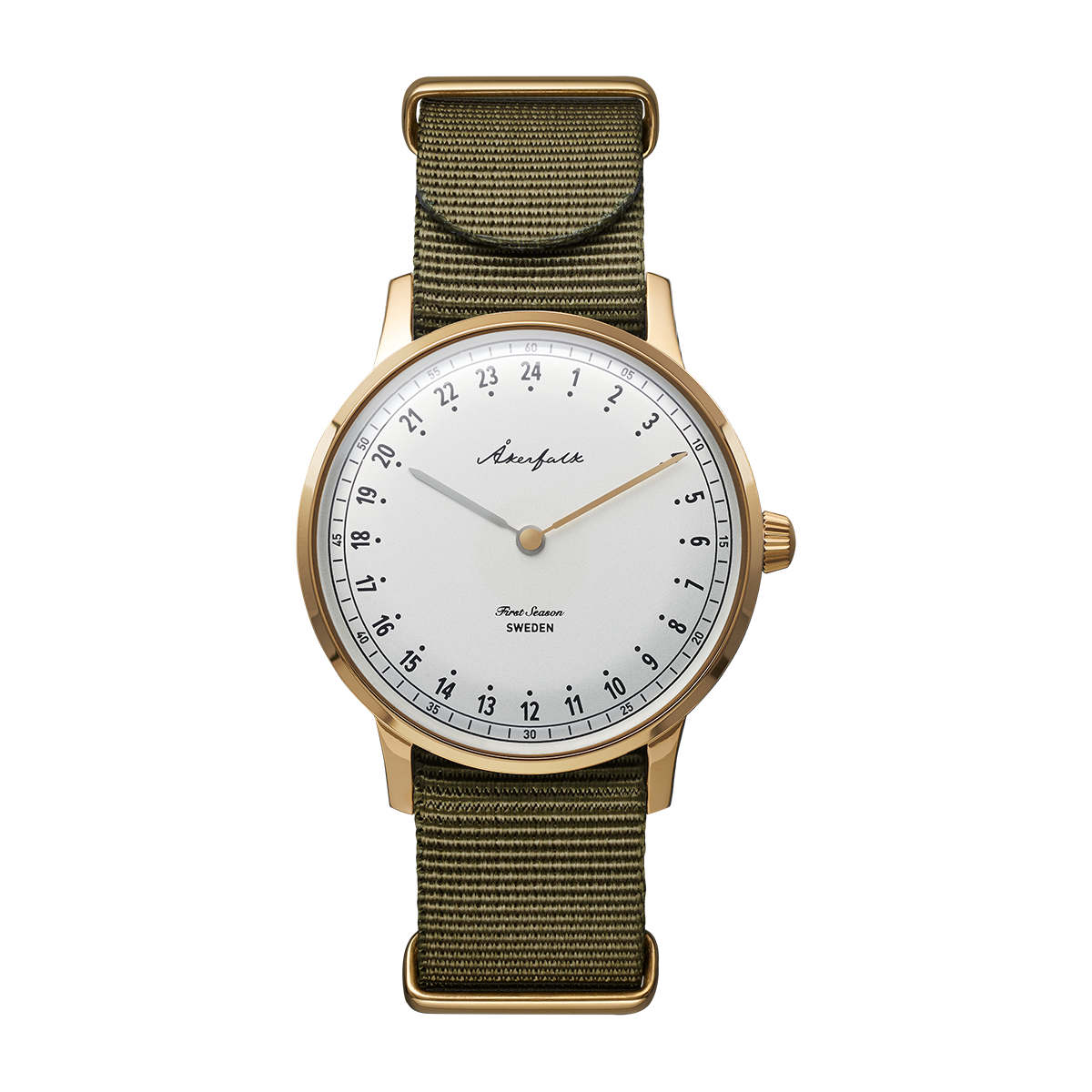 First Season Gold White with Green NATO