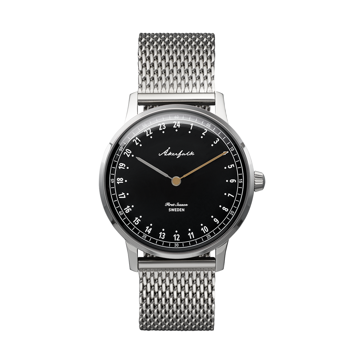 First Season Silver Black with Silver Mesh